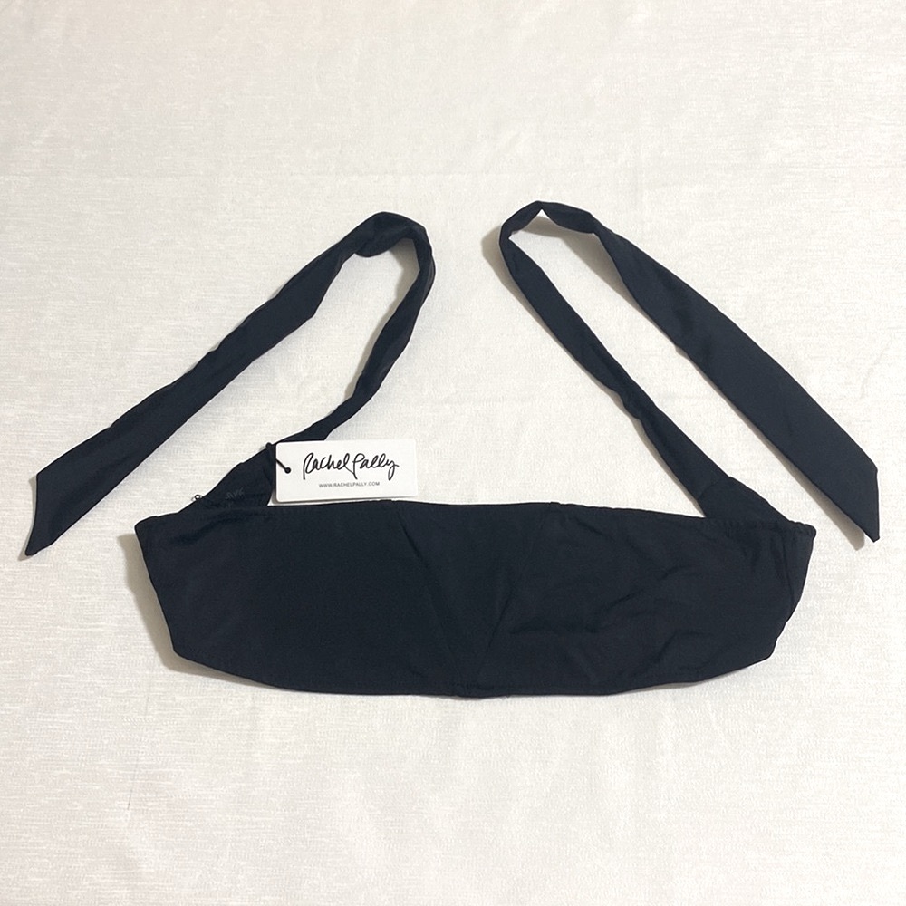 RACHEL PALLY Women's Majorca BLACK Bikini Top Size M